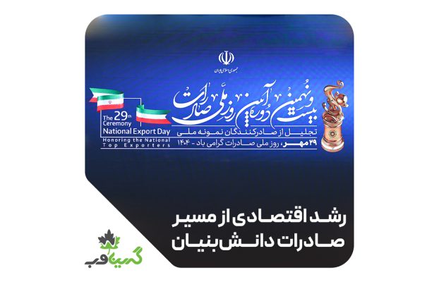 گفت‌و‌گوی مدیر‌عامل گرین‌وب در حاشیه آیین روز ملی صادرات