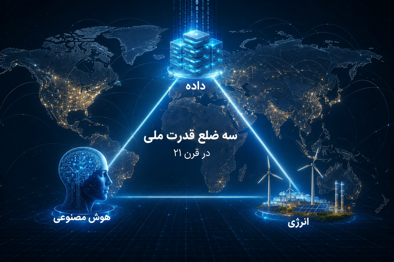 داده، هوش مصنوعی و انرژی؛ سه ضلع قدرت ملی در قرن 21
